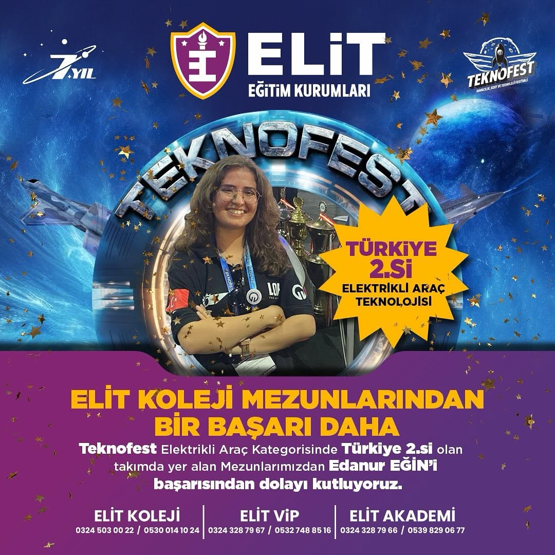 ELİT KOLEJİ OLARAK TEKNOFEST'teyiz !!!