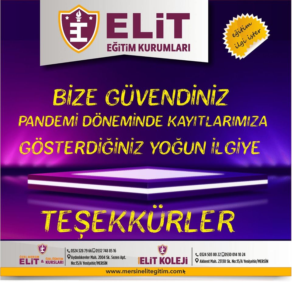 Teşekkür Mesajı