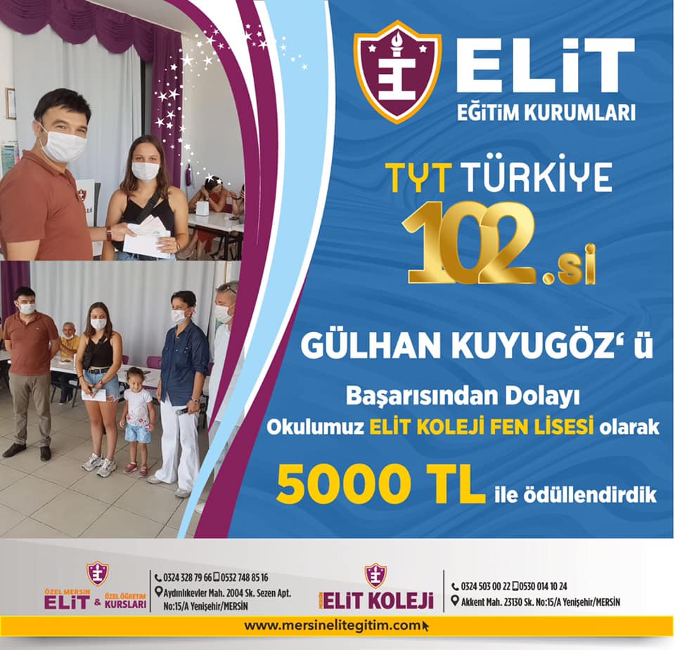 TYT 102.si 5000 TL Ödül Töreni